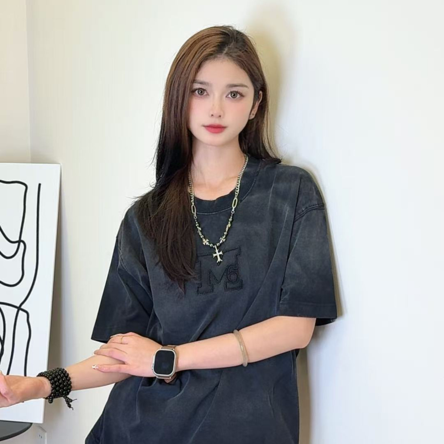 【阳阳专属】-时尚百搭潮流短袖-F81-70链接