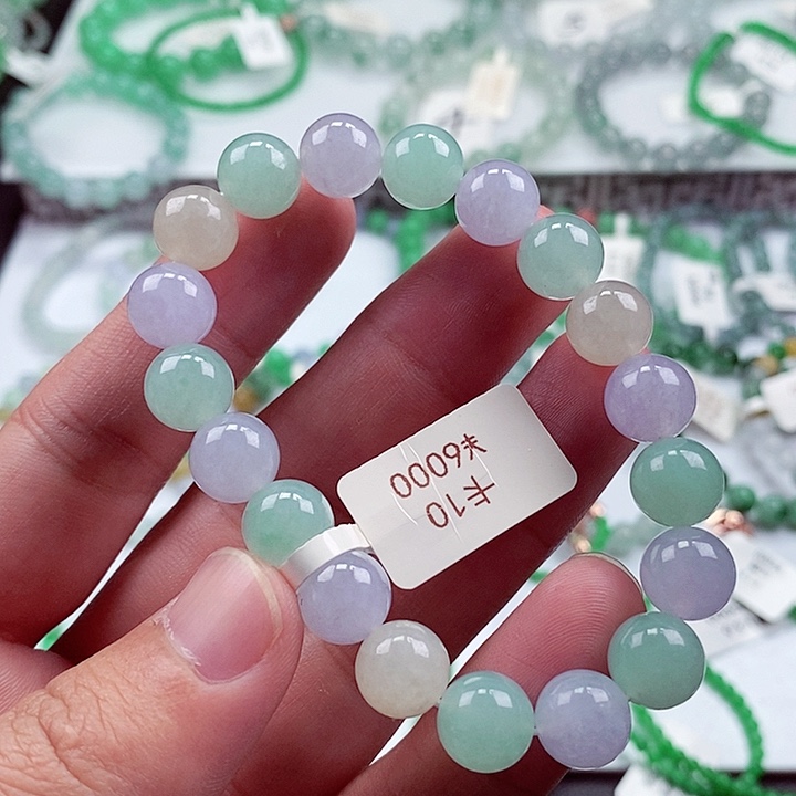 未镶嵌翡翠手链卡10