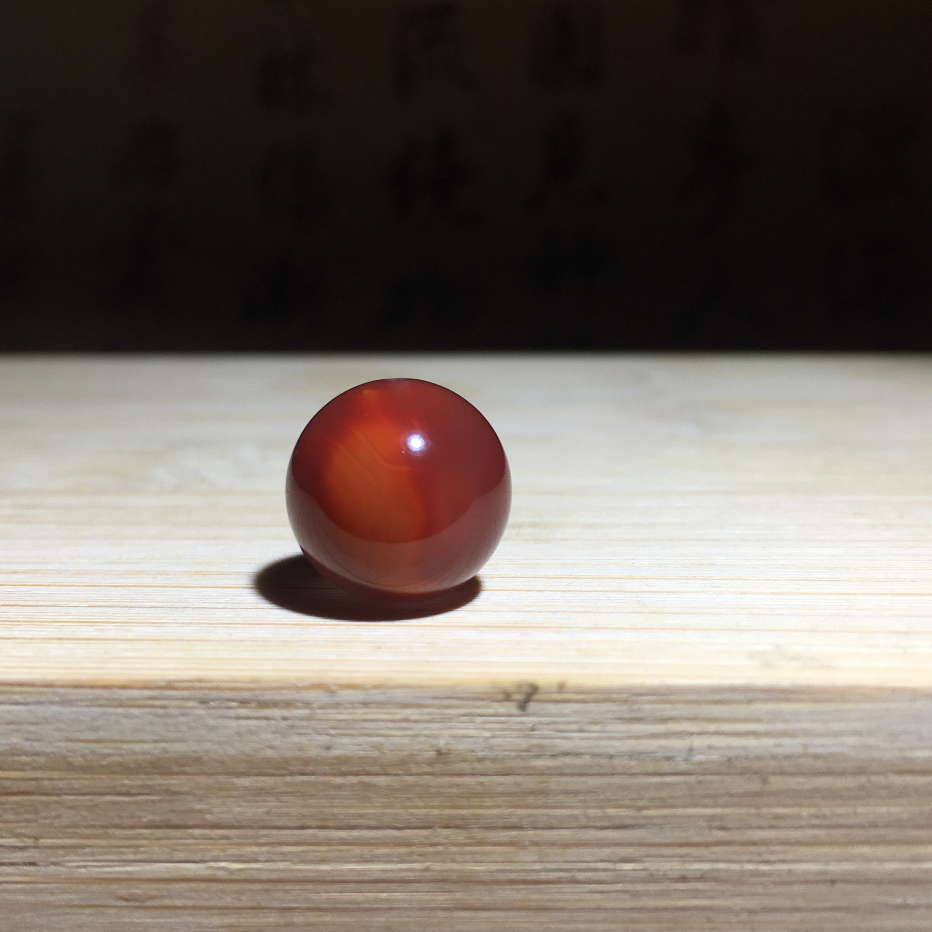 天然川料瓦西南红满肉牛血红卡12.9mm圆珠配珠顶珠单珠