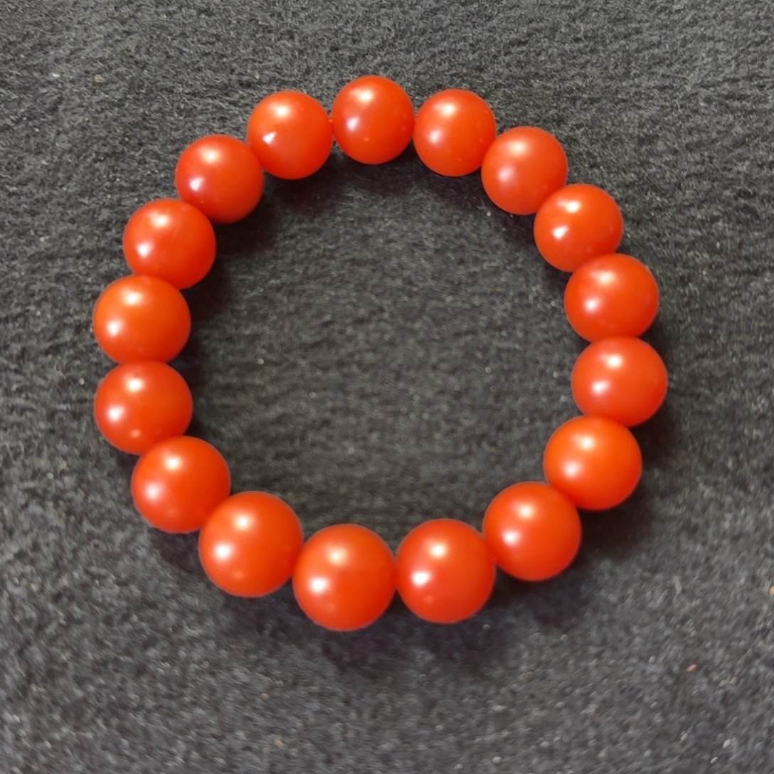 水***哥南红玛瑙未镶嵌手链大水沟单圈