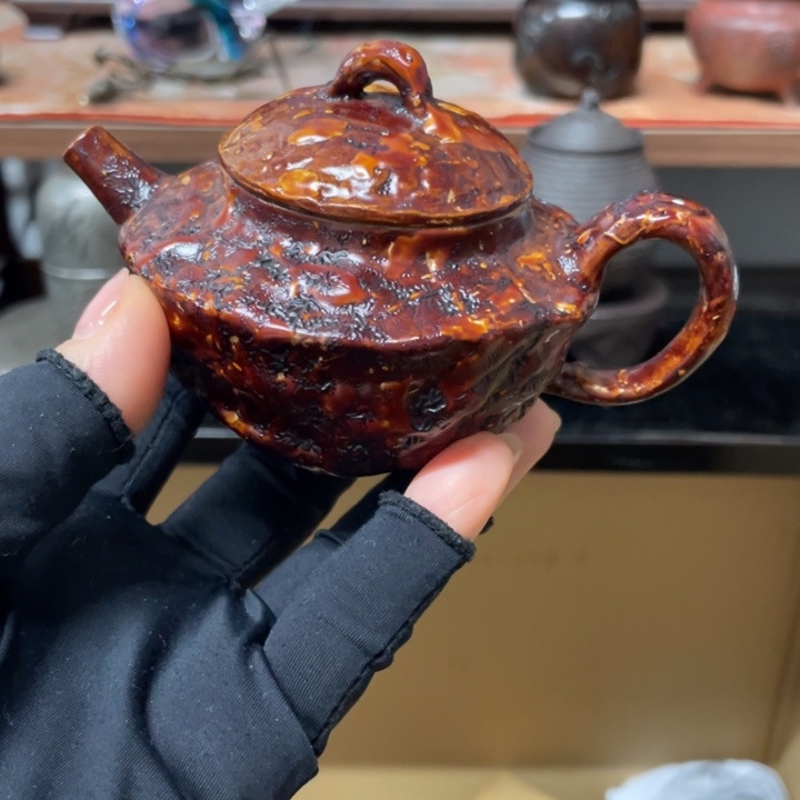 白泥中古工艺品摆件