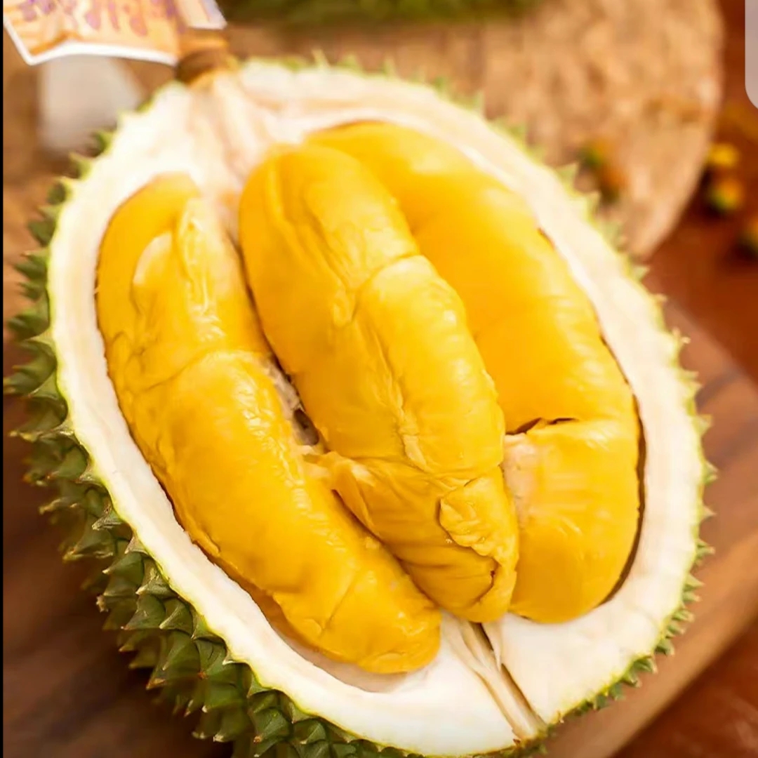 泰国金枕鲜榴莲核小，三斤整果金枕泰国
