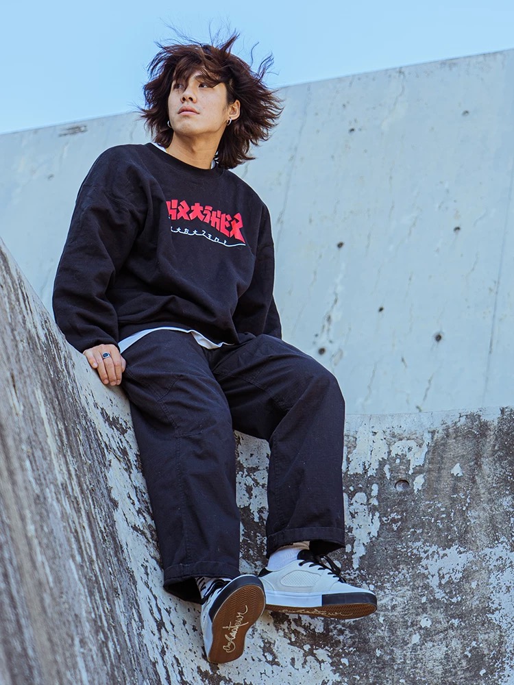 2025款ouramateur持高专业滑板鞋02款Maipure白色翻毛皮耐磨