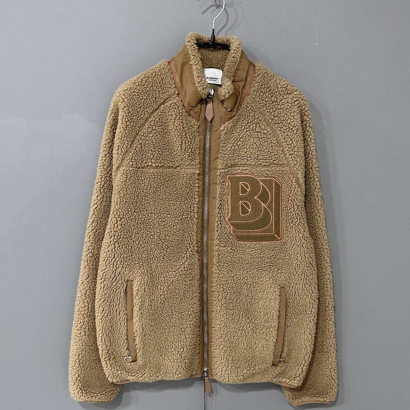 99新 BURBERRY/博柏利 泰迪毛拉链外套 Burberry /S码/34000