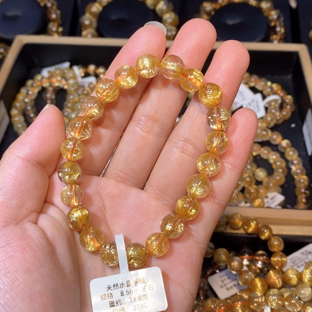 水晶手链未镶嵌T****e手链8.5mm