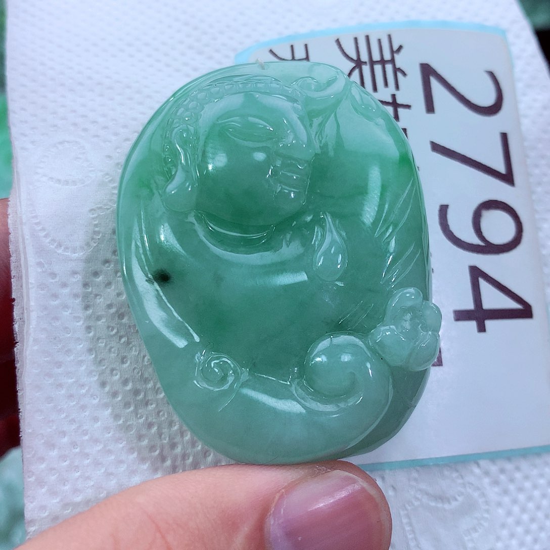 吊坠(不含链)未镶嵌翡翠