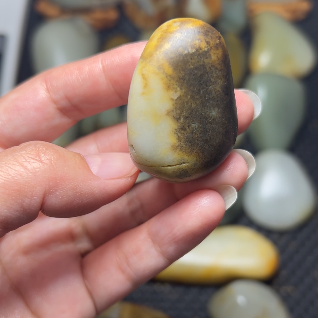 和田玉未镶嵌挂件A5