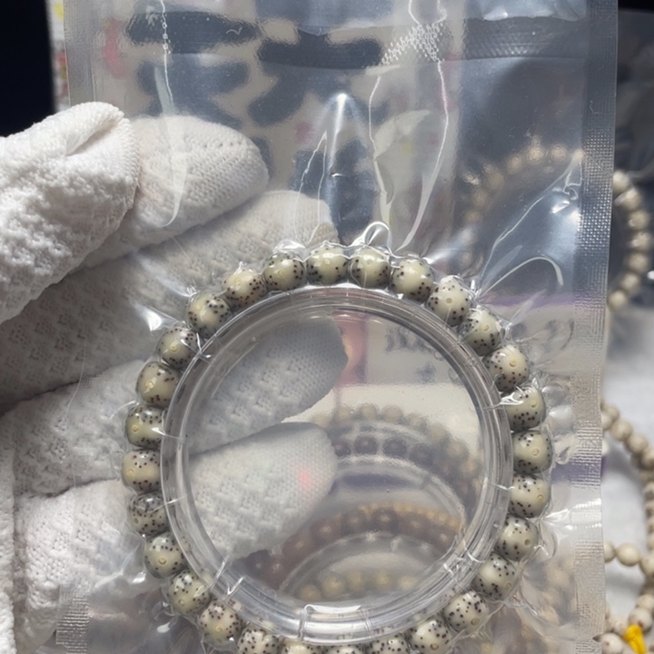 星月菩提吊坠奶奶灰大眼加一线天
