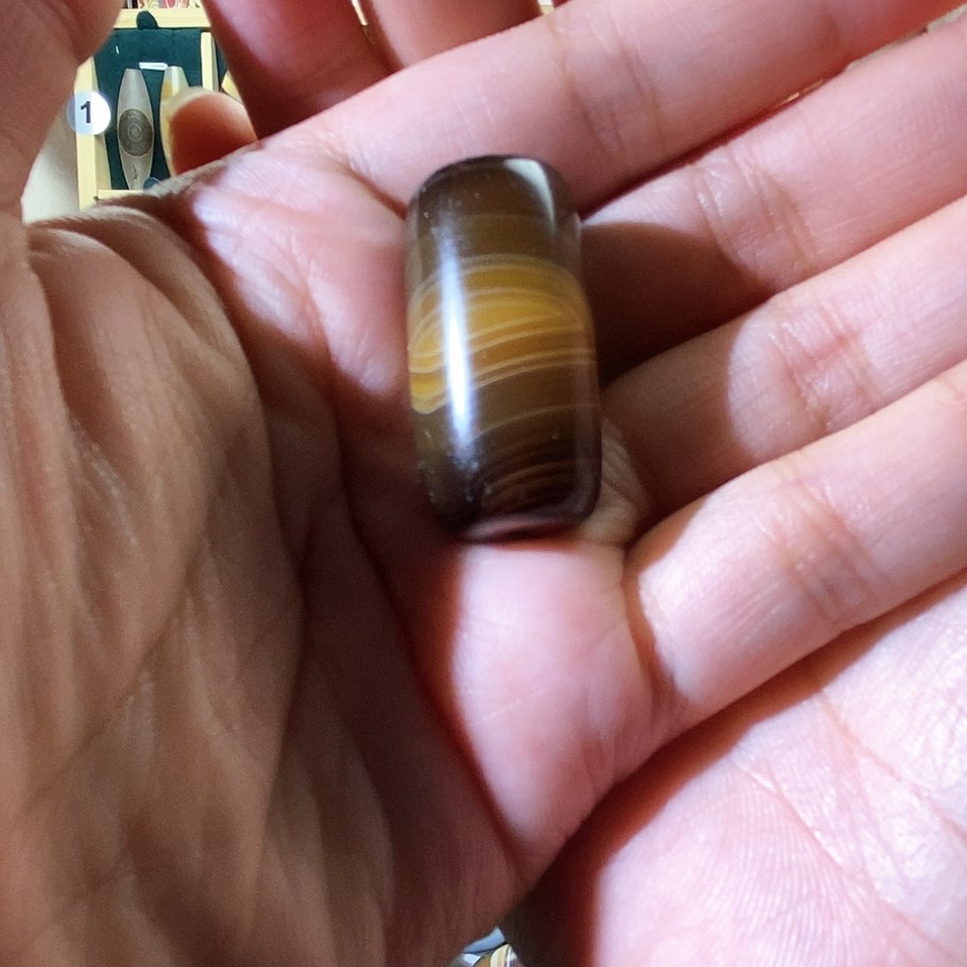 未镶嵌颈饰玛瑙/玉髓黄**ღ