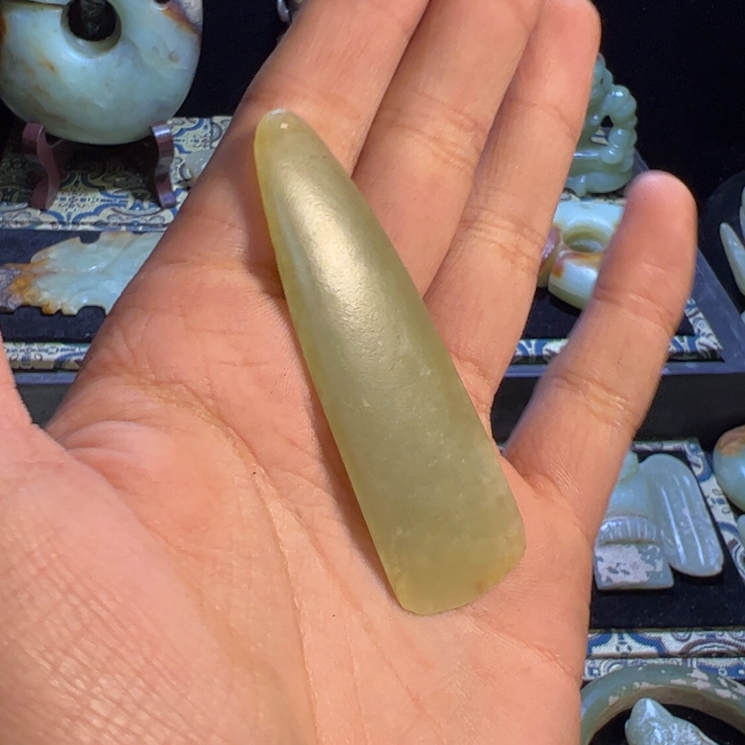 玉玉摆件斧子器形
