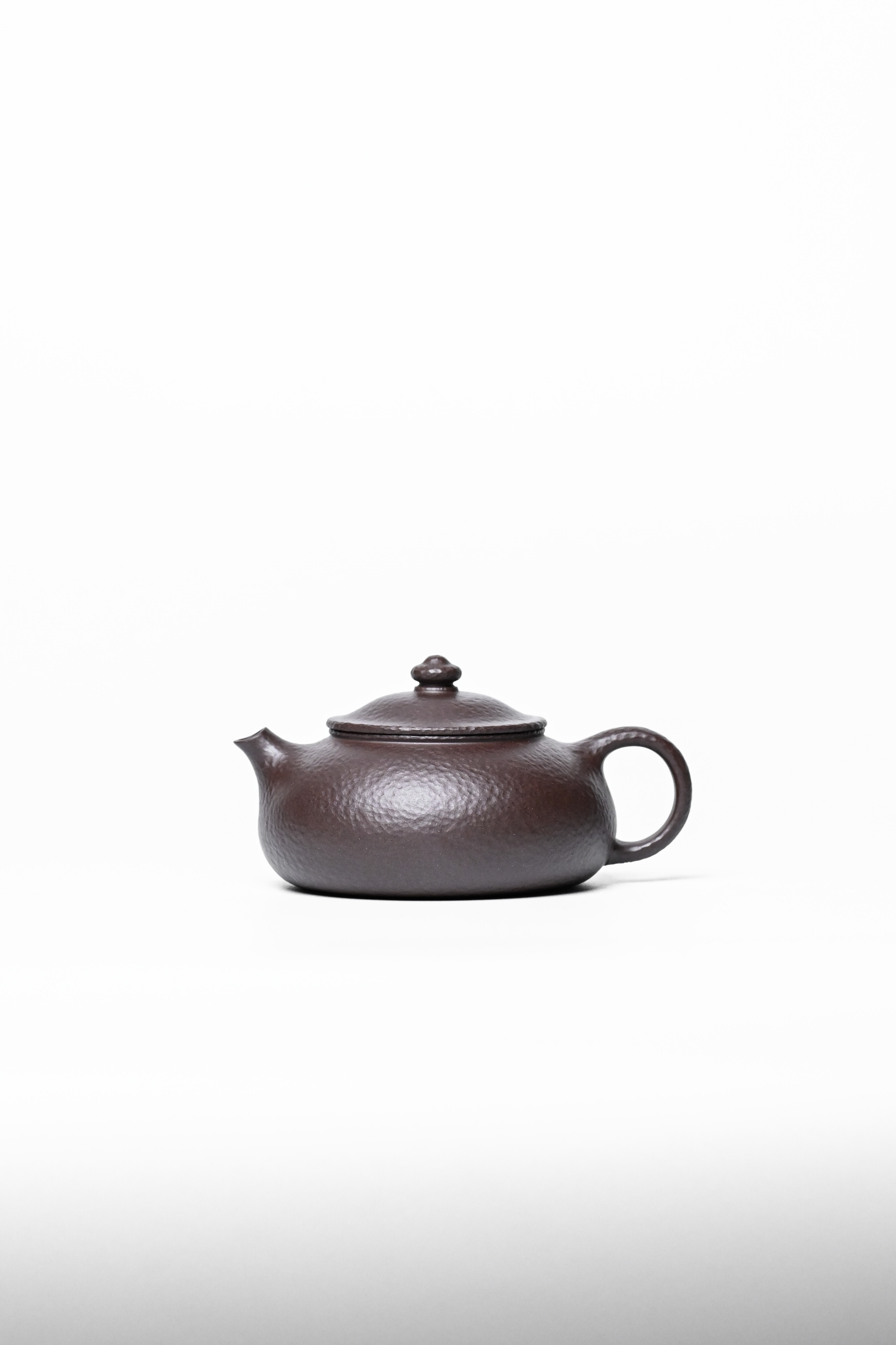 【底槽清·锤纹云溪壶】宜兴原矿紫砂底槽清精工制锤纹云溪140CC