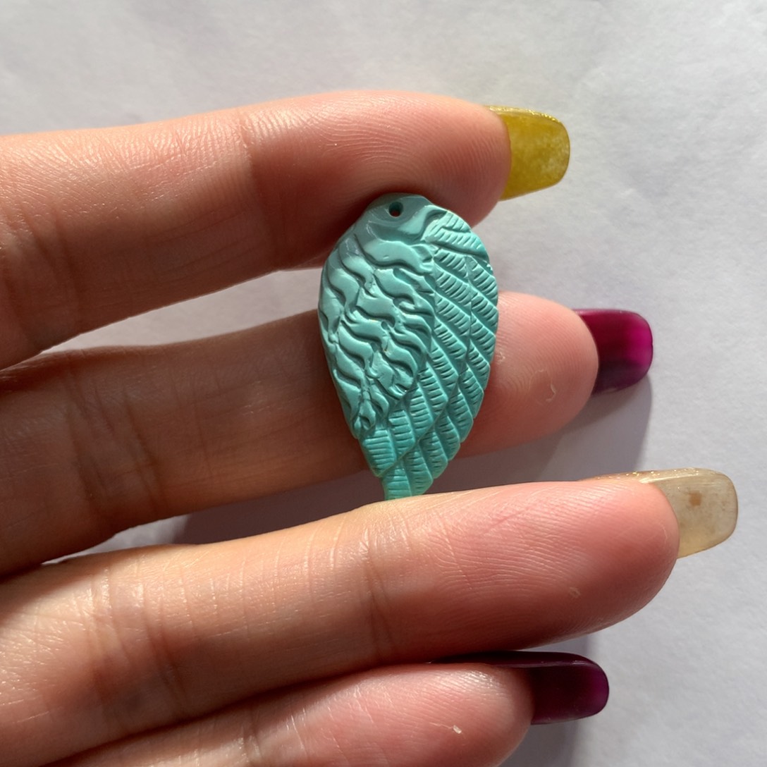 未镶嵌绿松石吊坠