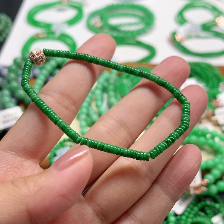 翡翠未镶嵌手链翡翠