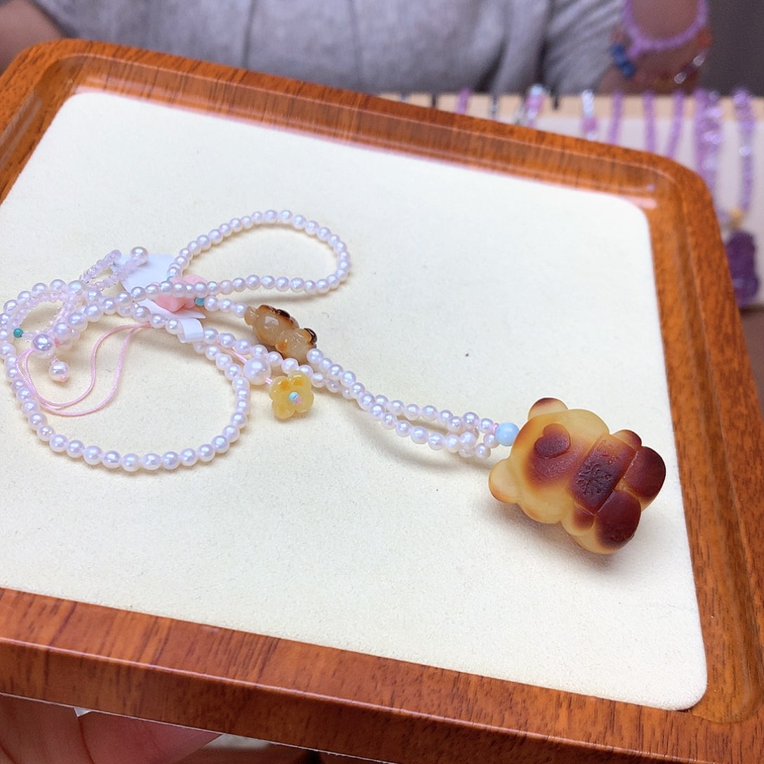 琥珀吊坠(不含链)未镶嵌