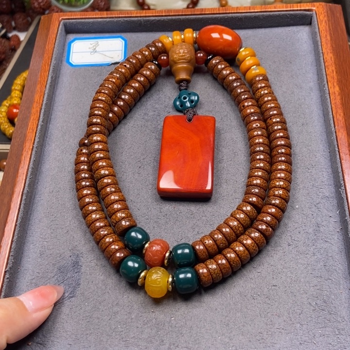 星月菩提吊坠菩提