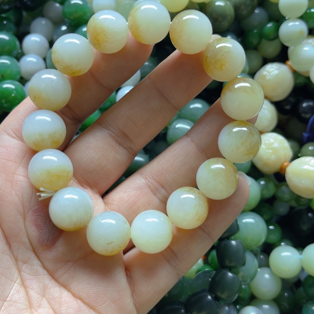 和田玉手链未镶嵌