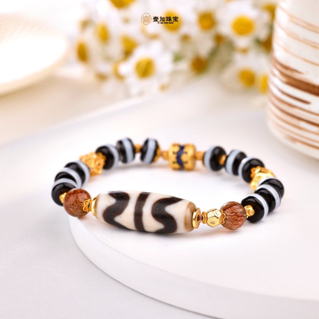 小青|手工设计双牙牙药师手串多样性发其一6842C