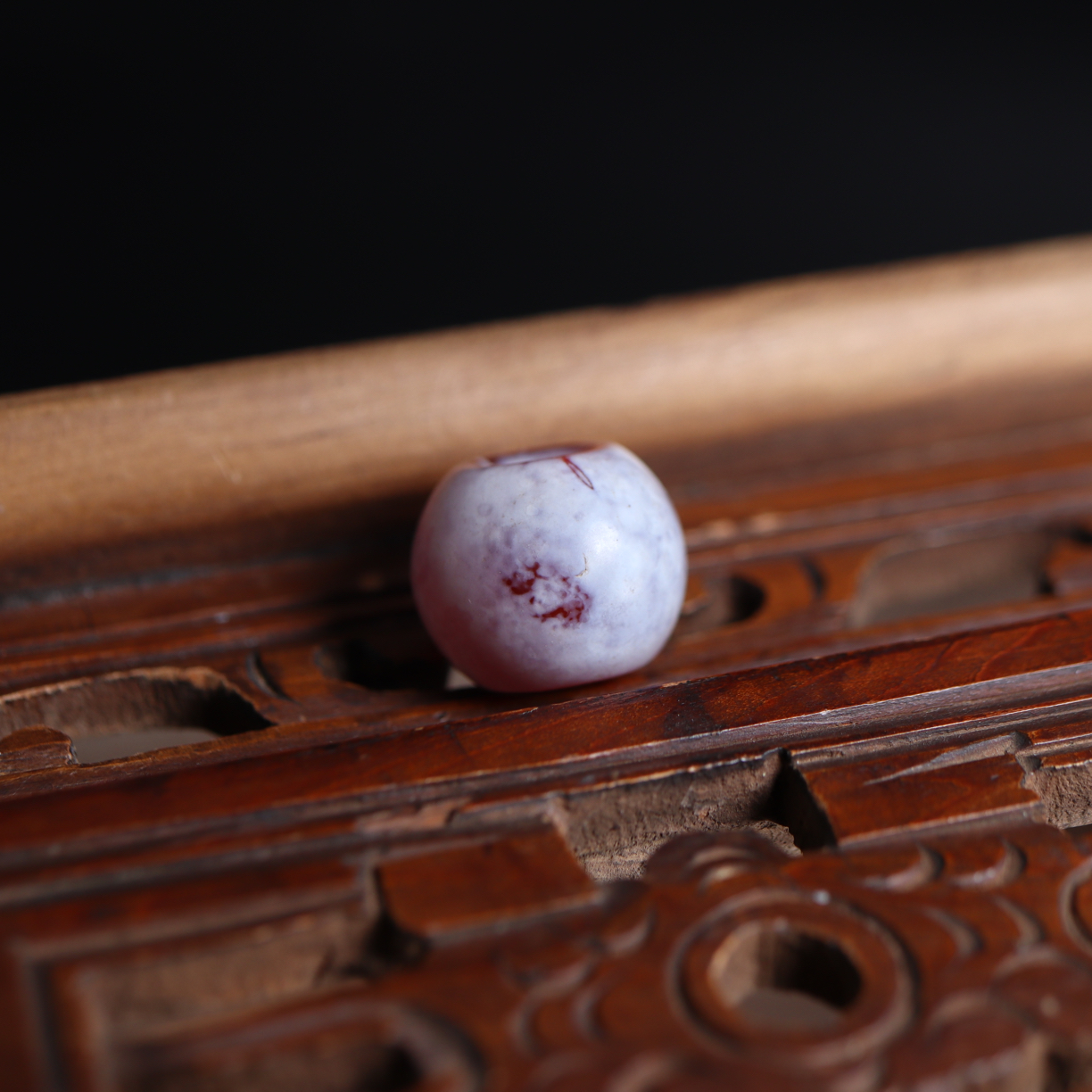 2512-56｜古董艺术品｜ 奶皮玛瑙珠