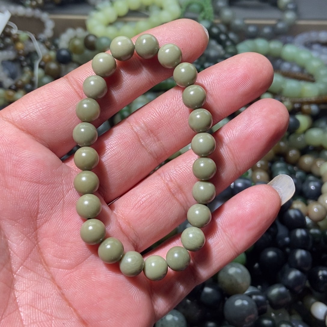 和田玉手链未镶嵌