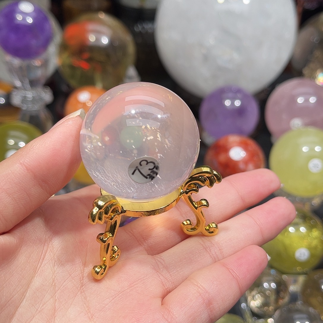 水晶珠宝半成品未镶嵌微瑕4.1