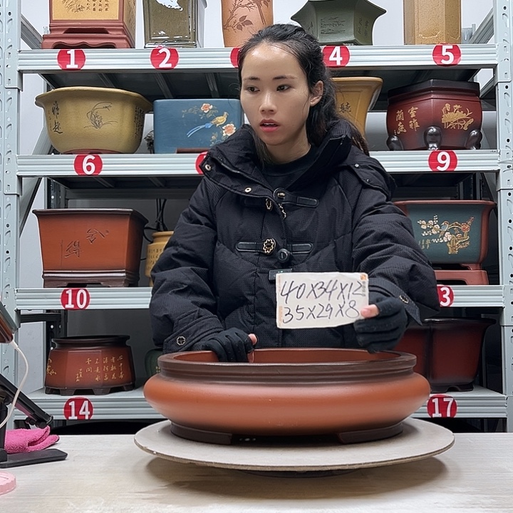 紫砂花盆紫砂花盆