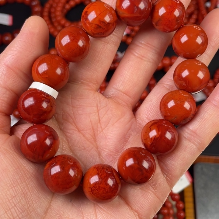 南红玛瑙手链未镶嵌?****?