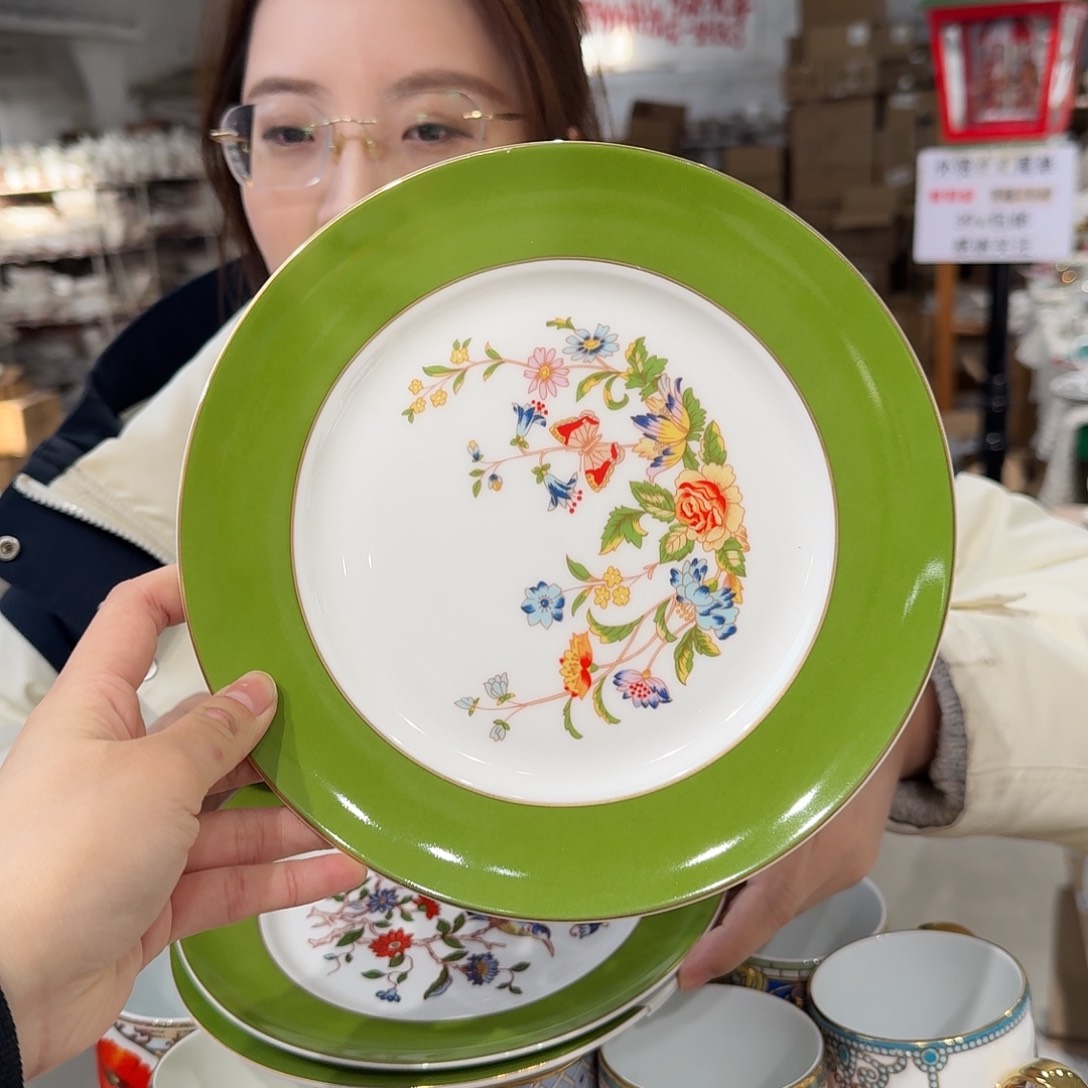 瓷安家原单盘一个8英寸20cm微瑕