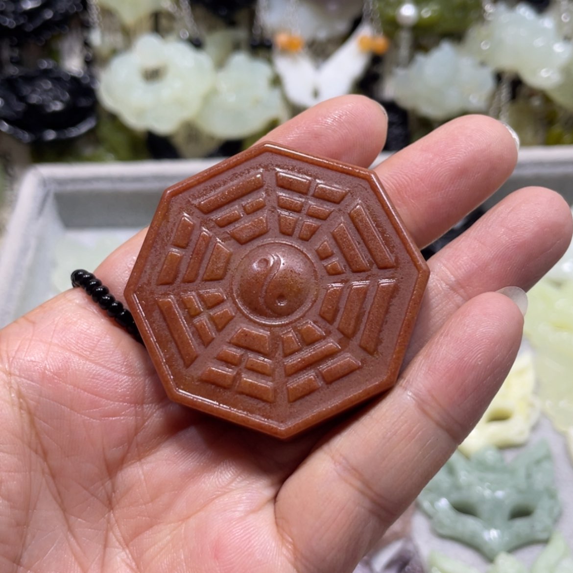 【闪购商品】岫玉颈饰未镶嵌54吊坠