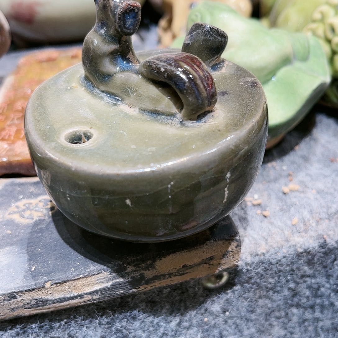 我瓦当摆件茶台的一