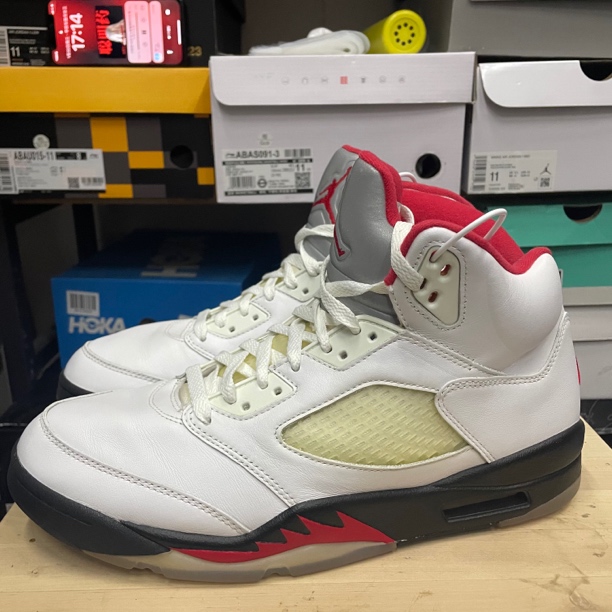 45码/Aj5 火焰红/51372/休闲鞋/95新原盒/DA1911-102