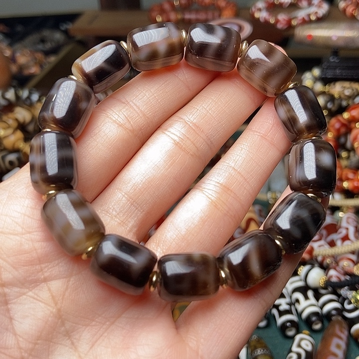 玛瑙/玉髓未镶嵌手链