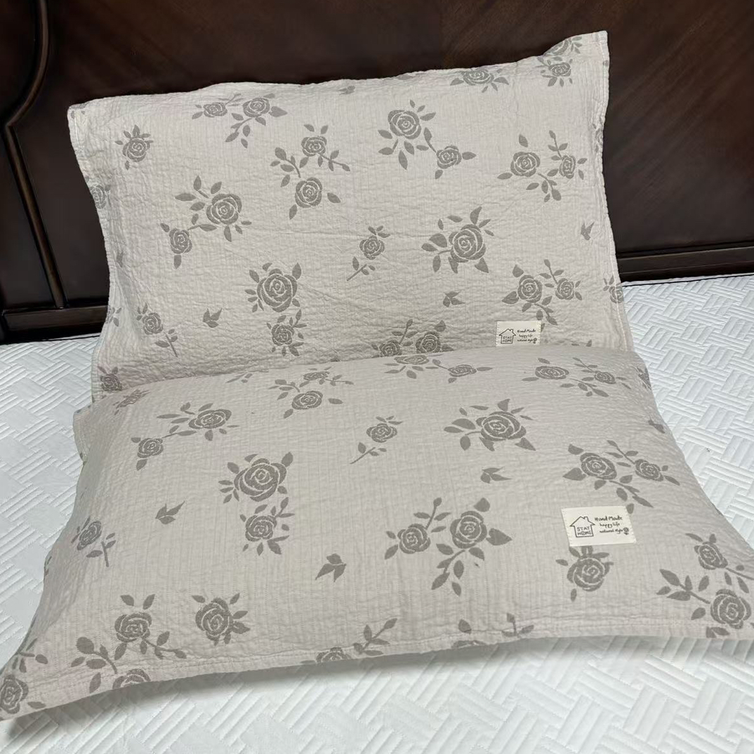 纯棉纱布枕巾50*75微瑕～R637