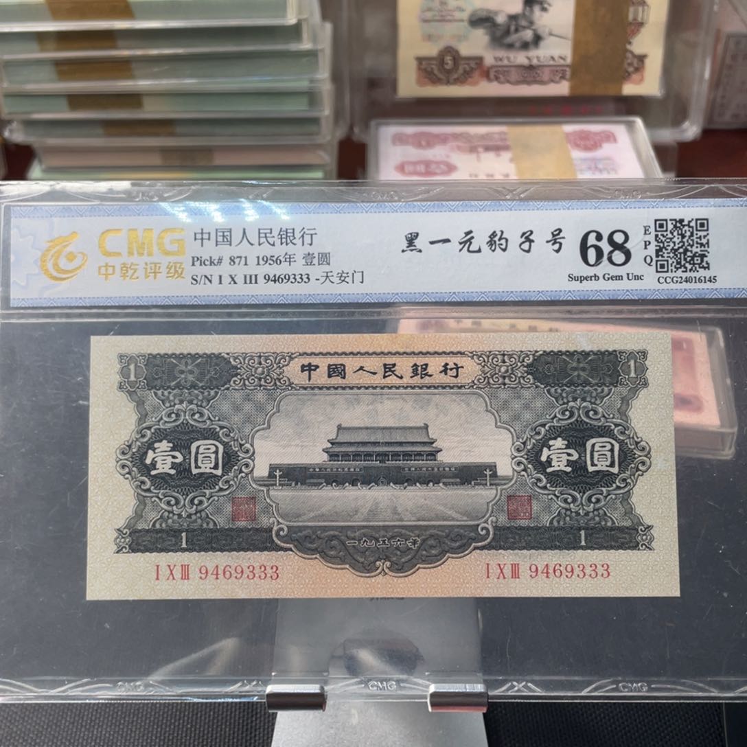 【闪购商品】大**康黑一豹子号一张退市二版