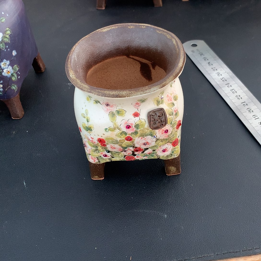 白色花盆 发货发货