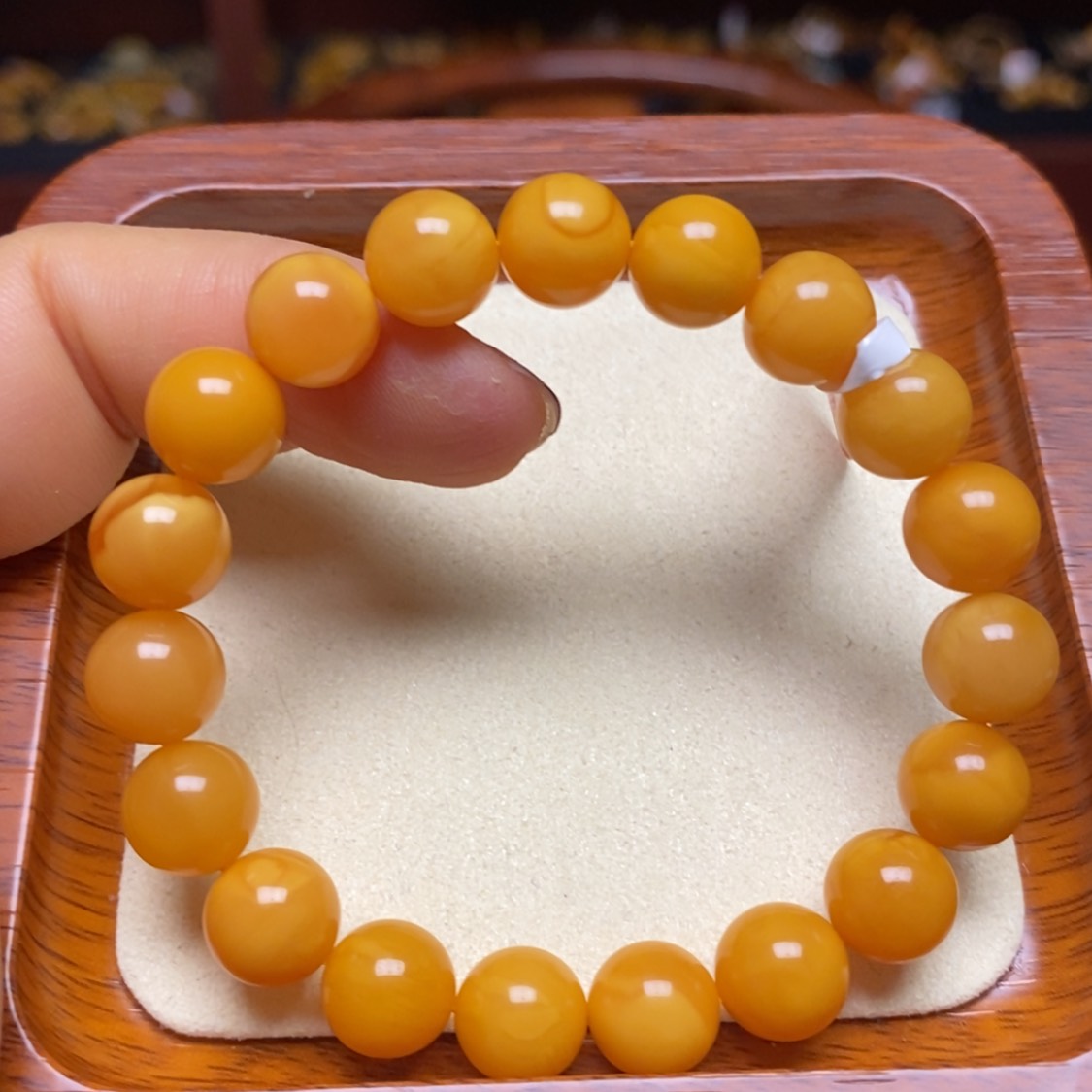 【闪购商品】蜜蜡手链未镶嵌手串