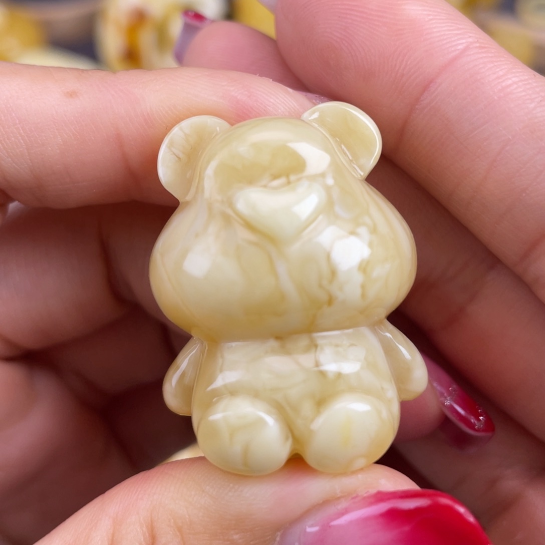 琥珀裸石未镶嵌蜜蜡