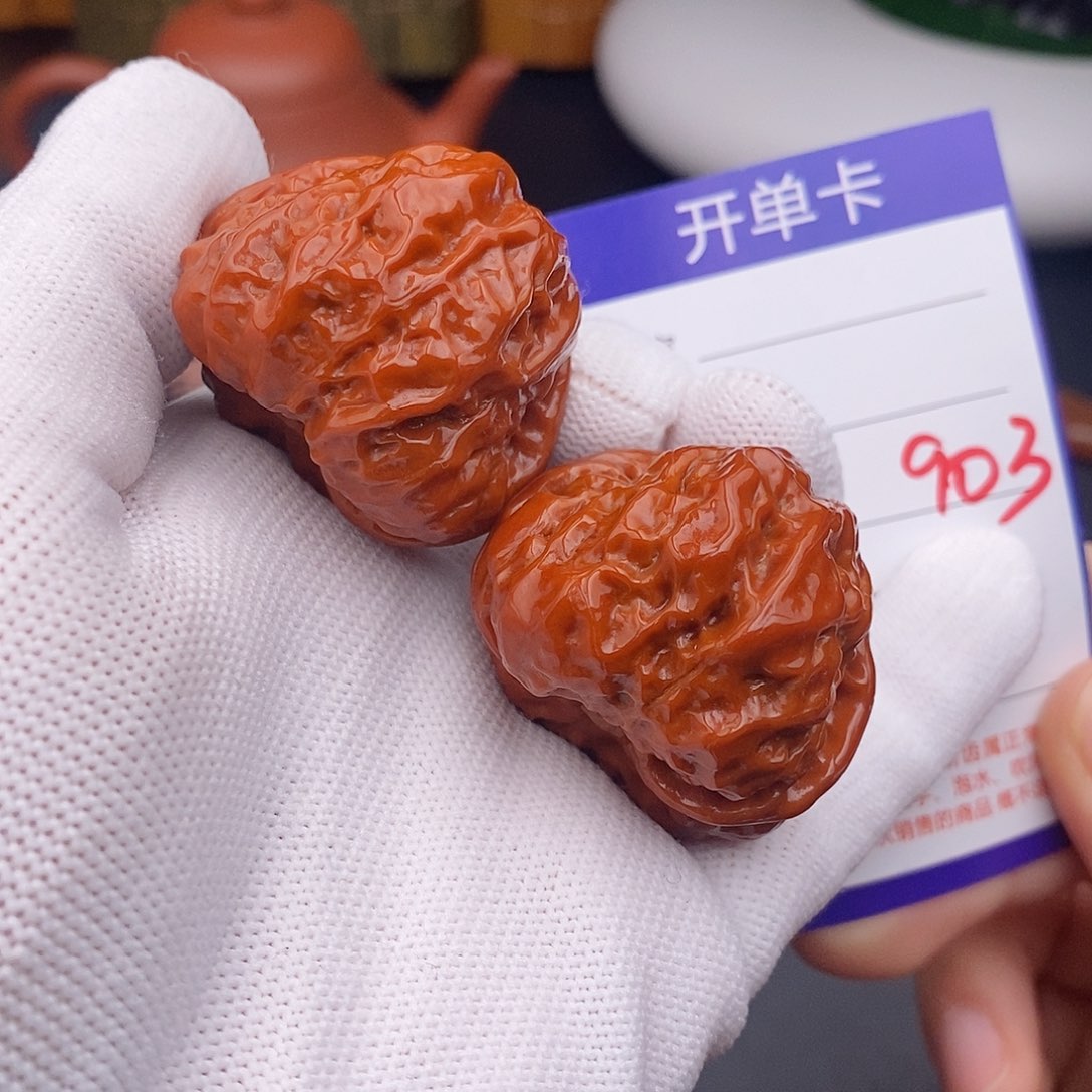 把件文玩核桃39蛤蟆头903