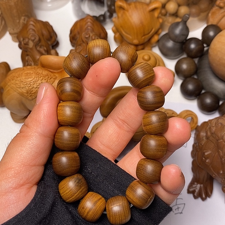 檀香木老山檀香13/14黑肉满纹沉