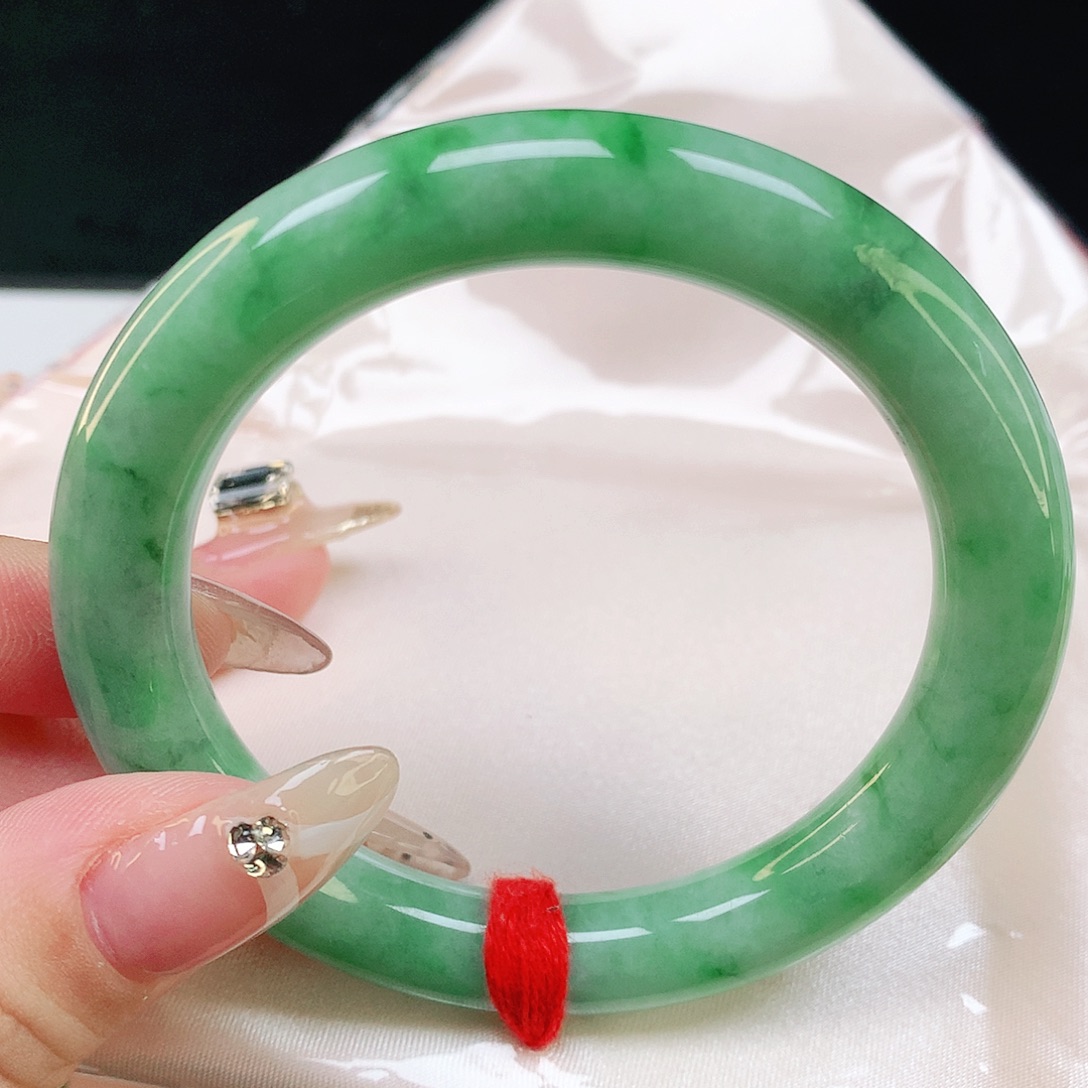 翡翠手镯未镶嵌天然翡翠9036