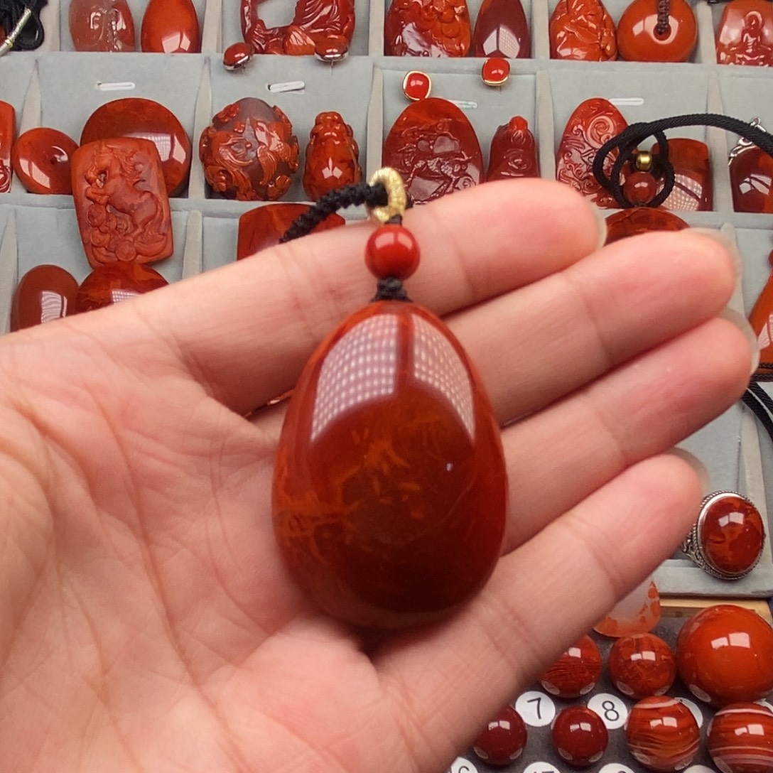 娜***娜南红玛瑙未镶嵌吊坠(不含链)