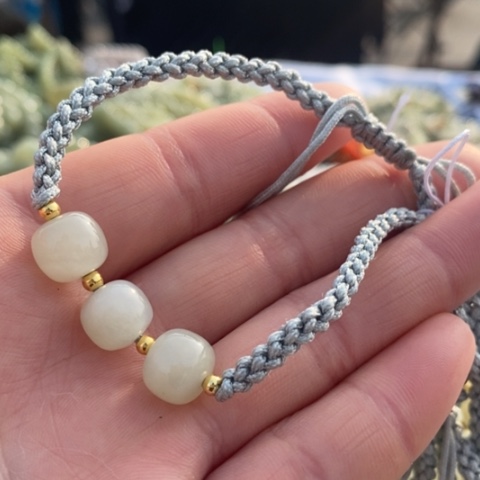 和田玉手链未镶嵌