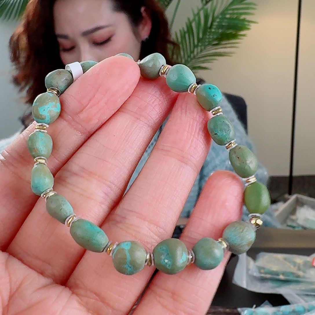 绿松石珠宝奇石未镶嵌