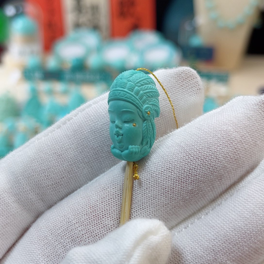 绿松石珠宝奇石未镶嵌
