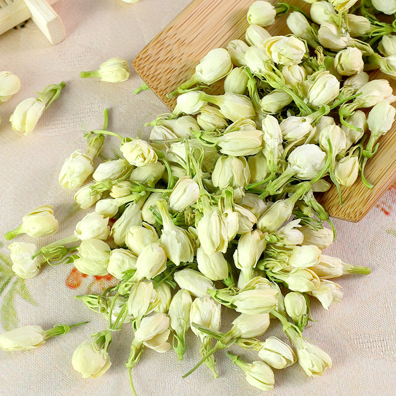 【山茶油浸泡专用】茉莉花干散装茉莉花蕾头花烘干茉莉花茶