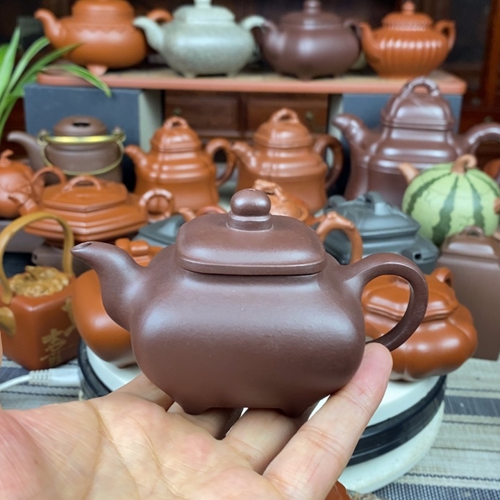 茶壶紫砂全手工传炉130-260cc原矿老紫泥双十一特价