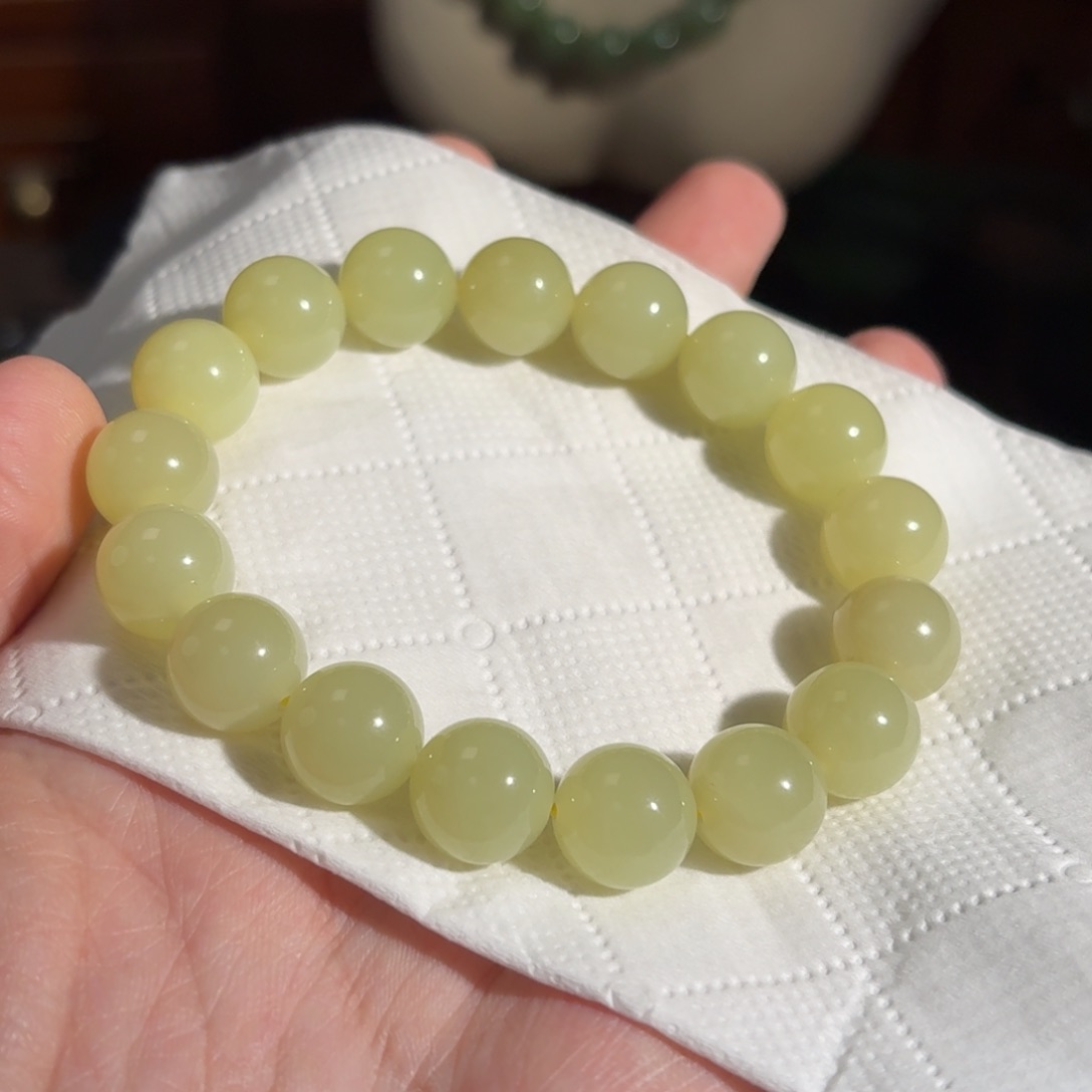 和田玉手串未镶嵌