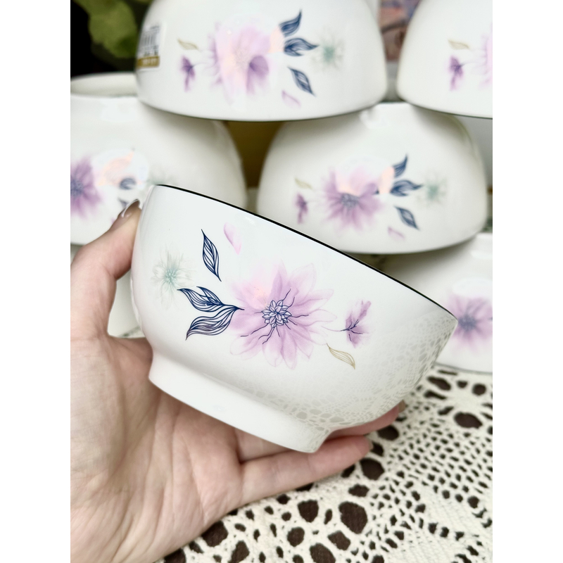 骨瓷璀璨星空4.5英寸米饭碗8个装家用高档陶瓷