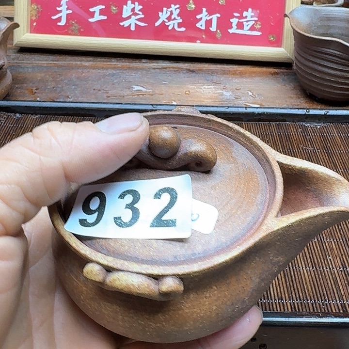 纯手工制作粗陶茶具