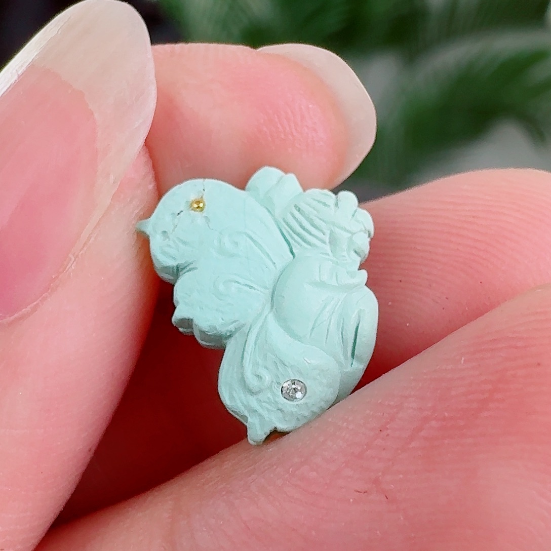 未镶嵌绿松石珠宝奇石