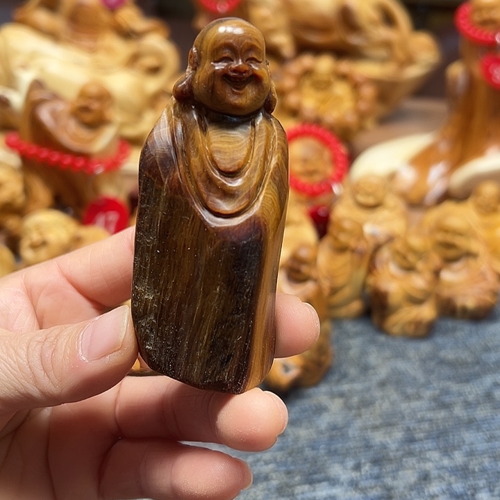 柏木太行崖柏手把摆件